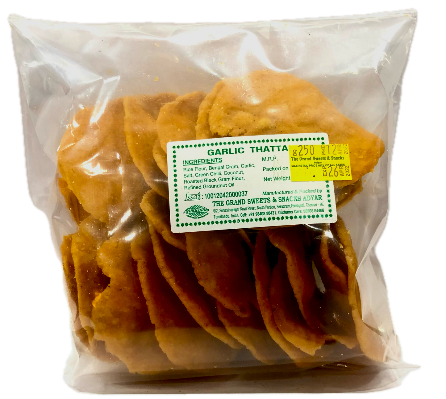 Garlic Thattai